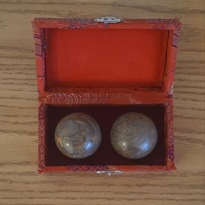 Vintage Glass Massage Balls